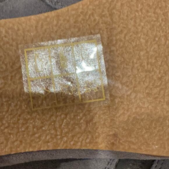 Jack Rogers Suede Gemma Stitched Ankle Bootie Charcoal Gray Size 6.5M NWOB - Picture 9 of 9